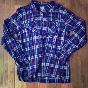 LL Bean Purple Flannel
